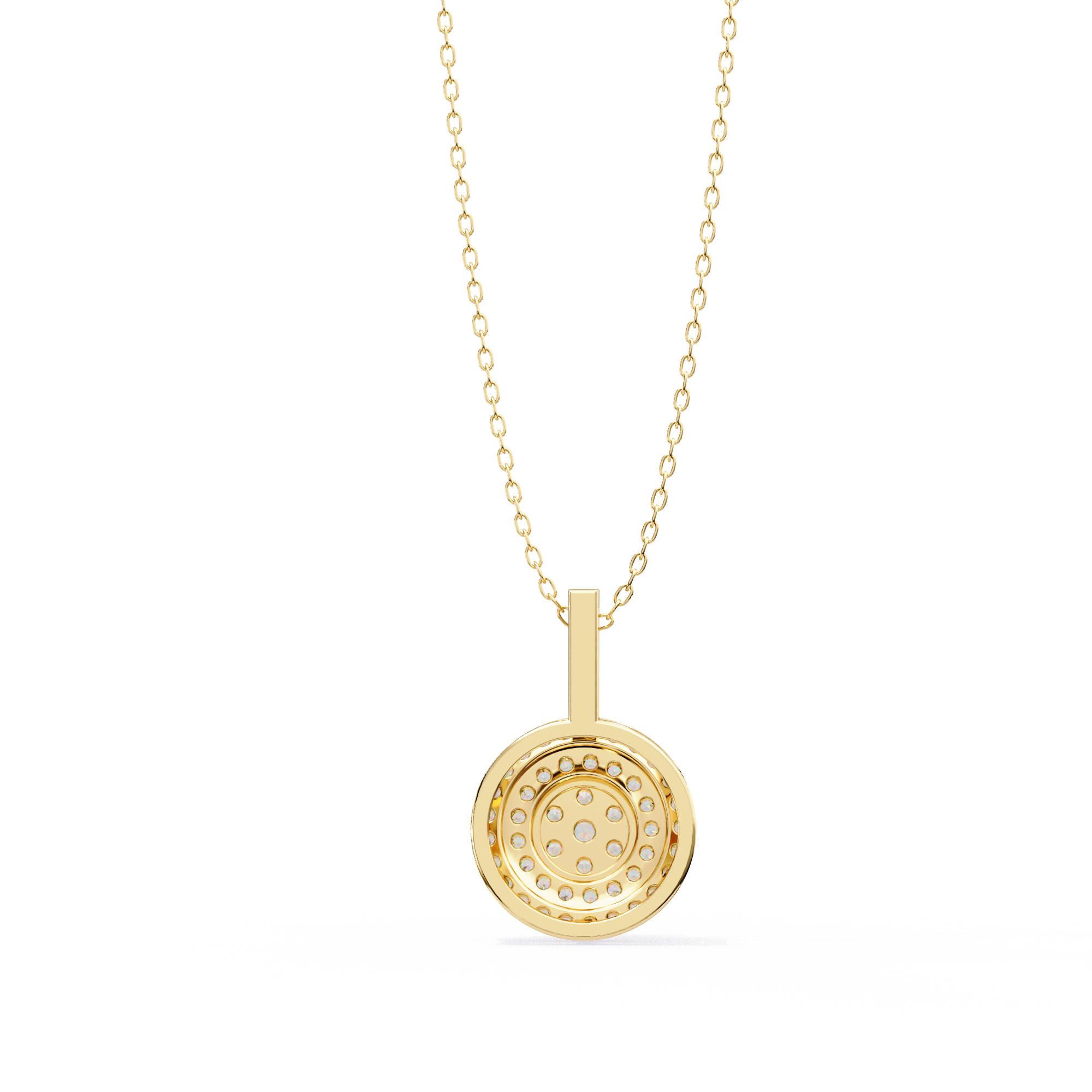 Solitairekart 0.26ct Natural Diamond Eternal Orbit Pendant-HI Color, VS-SI  Clarity